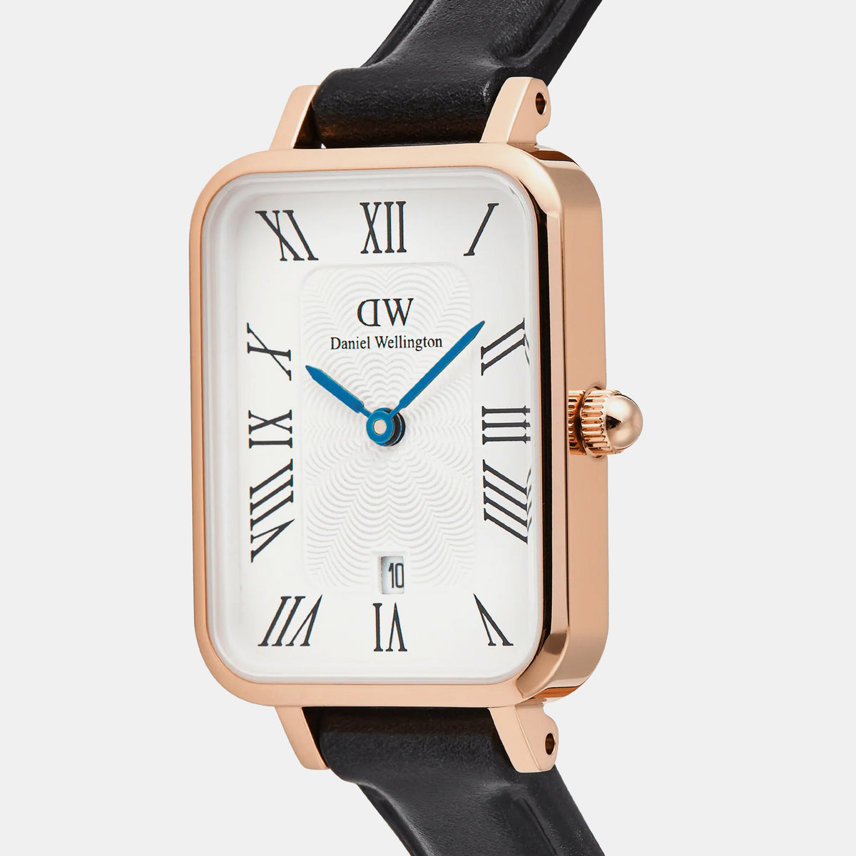 Quadro Women Quartz White Dial Analog Leather Watch DW00100862K