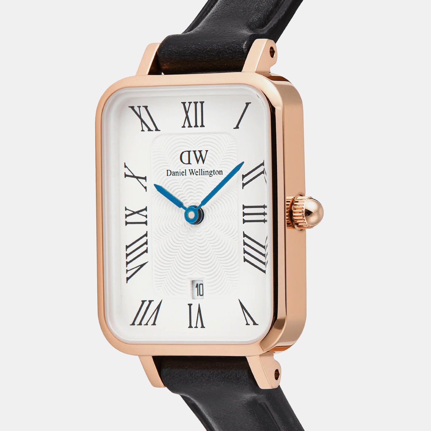 Quadro Women Quartz White Dial Analog Leather Watch DW00100862K