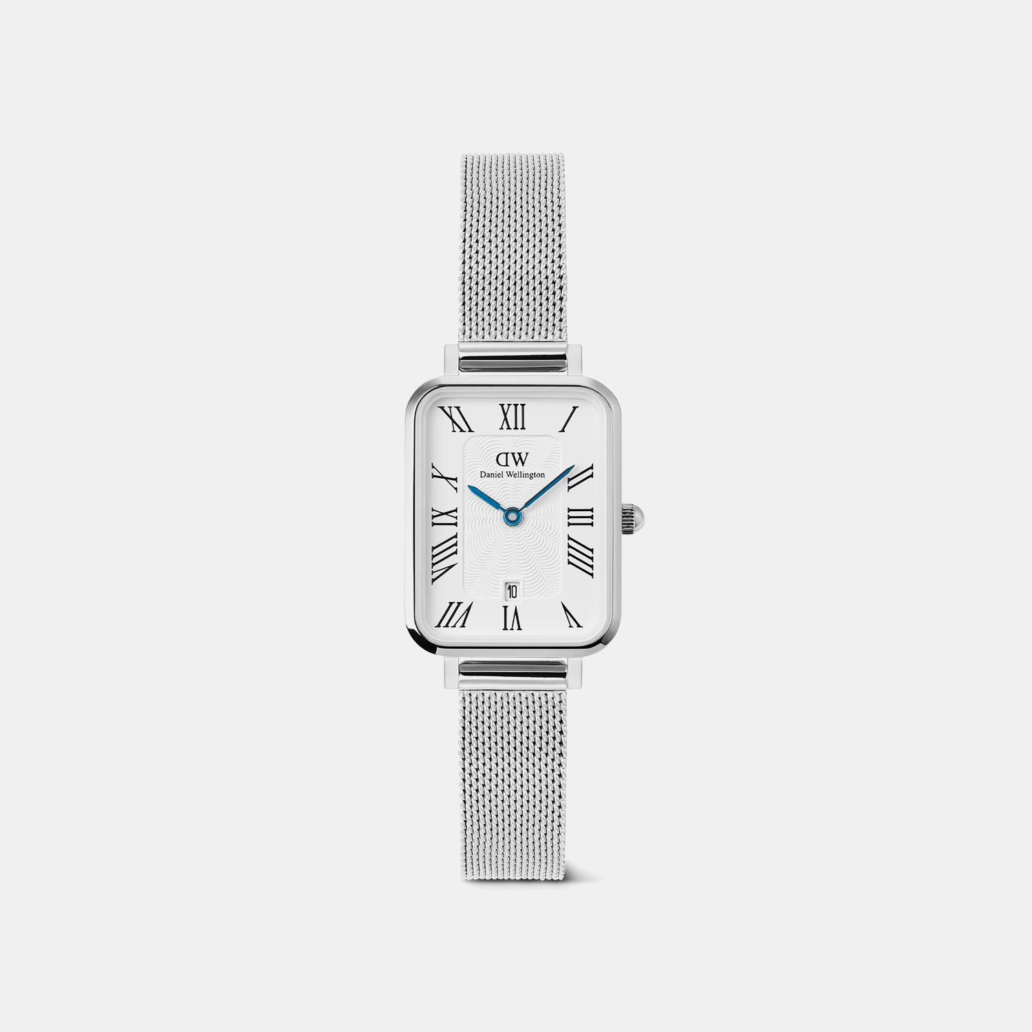 Quadro Women Quartz White Dial Analog Mesh Watch DW00100863K