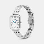 Quadro Women Quartz White Dial Analog Stainless Steel Watch DW00100864