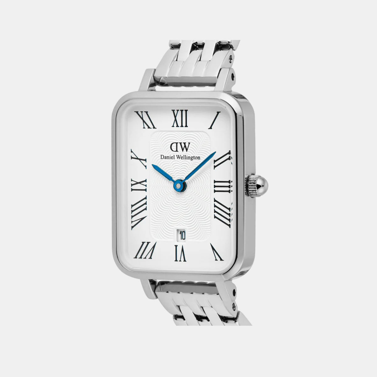 Quadro Women Quartz White Dial Analog Stainless Steel Watch DW00100864K