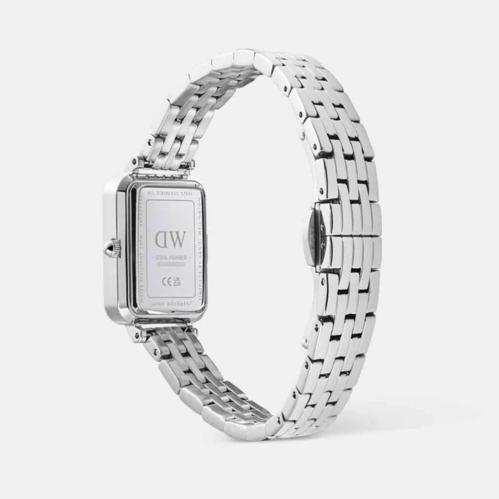 Quadro Women Quartz White Dial Analog Stainless Steel Watch DW00100864