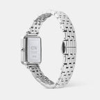 Quadro Women Quartz White Dial Analog Stainless Steel Watch DW00100864