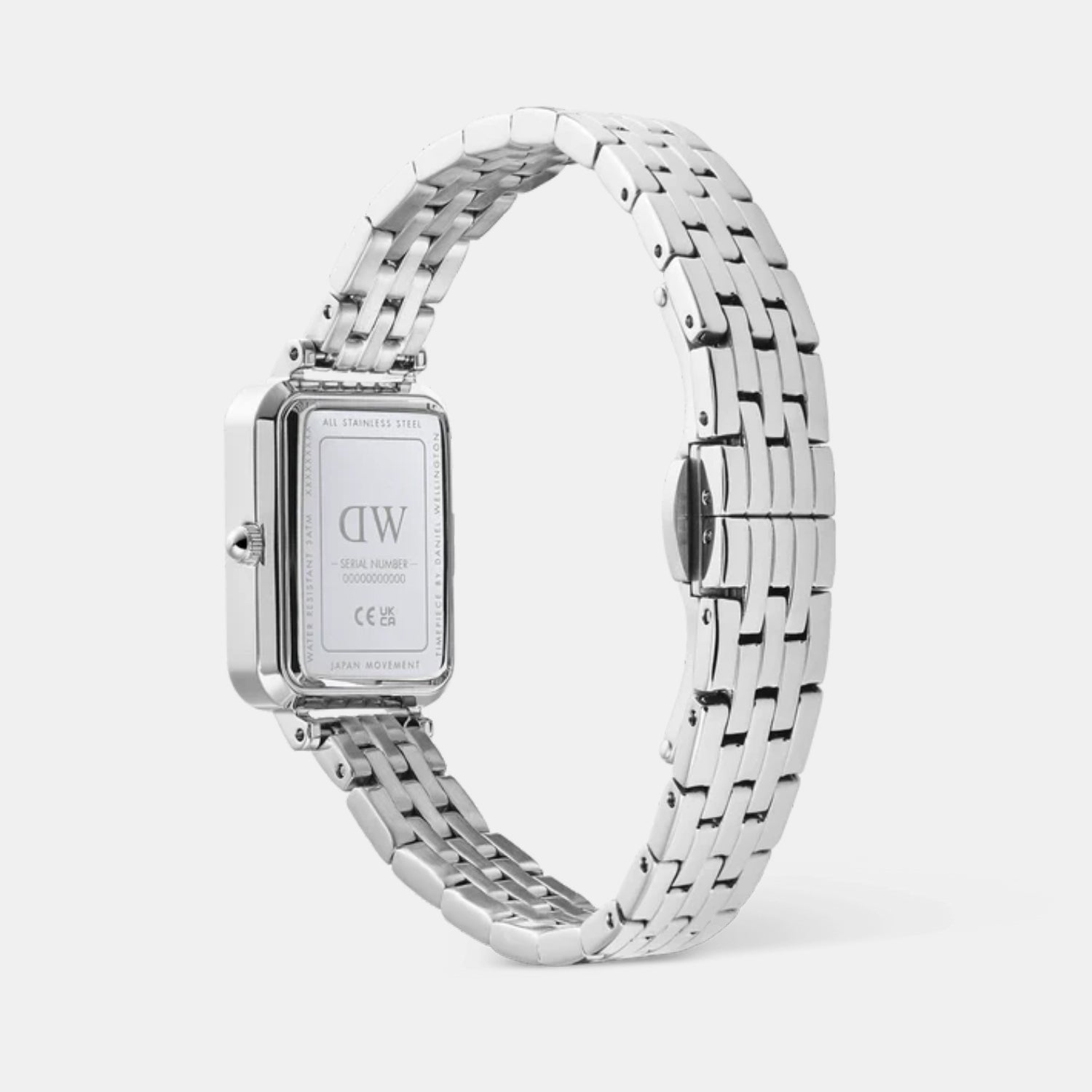 Quadro Women Quartz White Dial Analog Stainless Steel Watch DW00100864