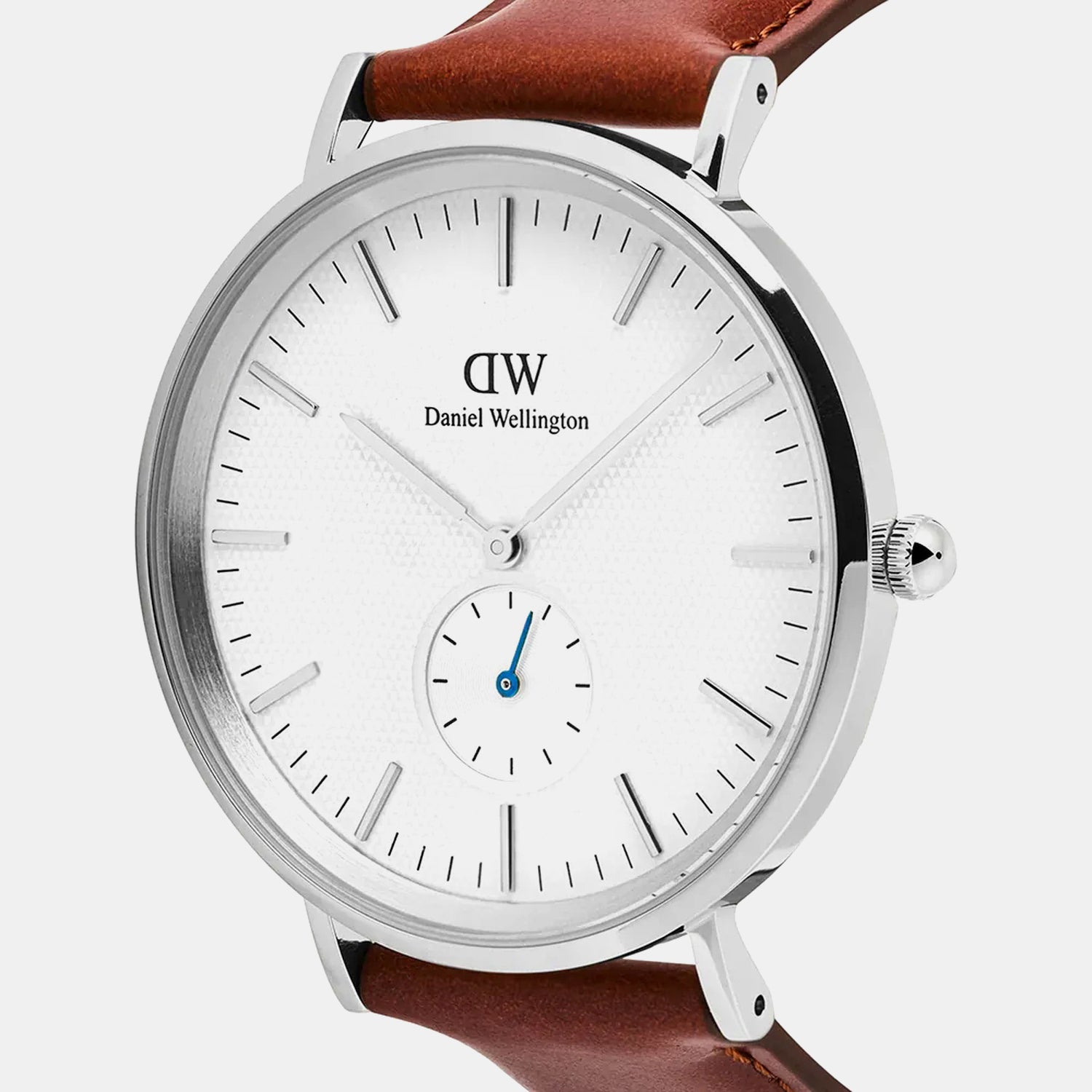 Classic Multi-Eye Sheffield Men Quartz Silver Dial Analog Leather Watch DW00100867