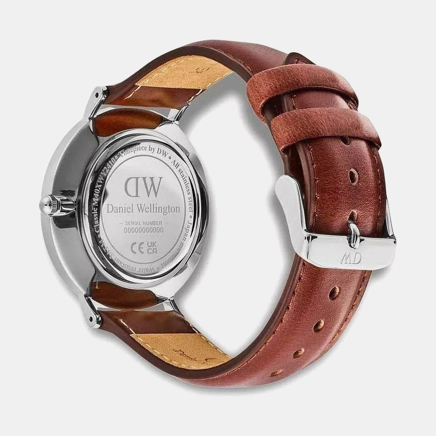 Classic Multi-Eye Sheffield Men Quartz Silver Dial Analog Leather Watch DW00100867