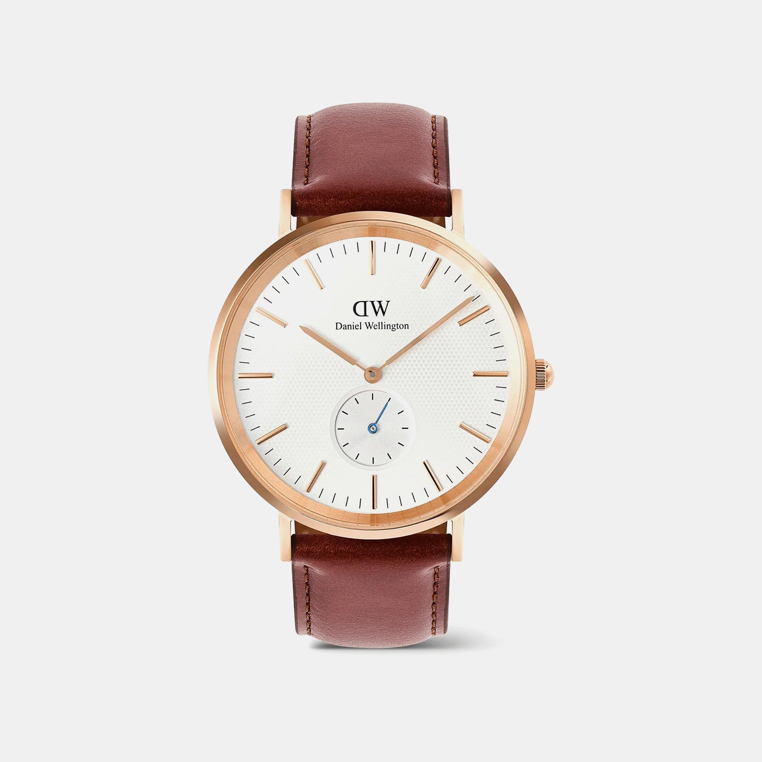 Classic Multi-Eye Men Quartz Beige Dial Analog Leather Watch DW00100871