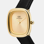 Margot Sheffield Women Quartz Gold Dial Analog Leather Watch DW00100878