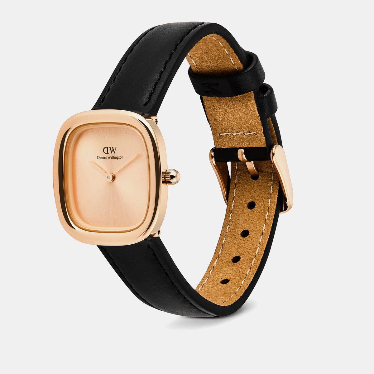 Margot Women Quartz Rose Gold Dial Analog Leather Watch DW00100879