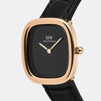 Margot Women Quartz Black Dial Analog Stainless Steel Watch DW00100881