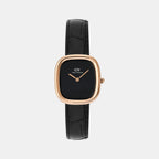 Margot Women Quartz Black Dial Analog Leather Watch DW00100881K