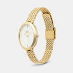 Juliette Women Quartz White Dial Analog Stainless Steel Watch DW00100882