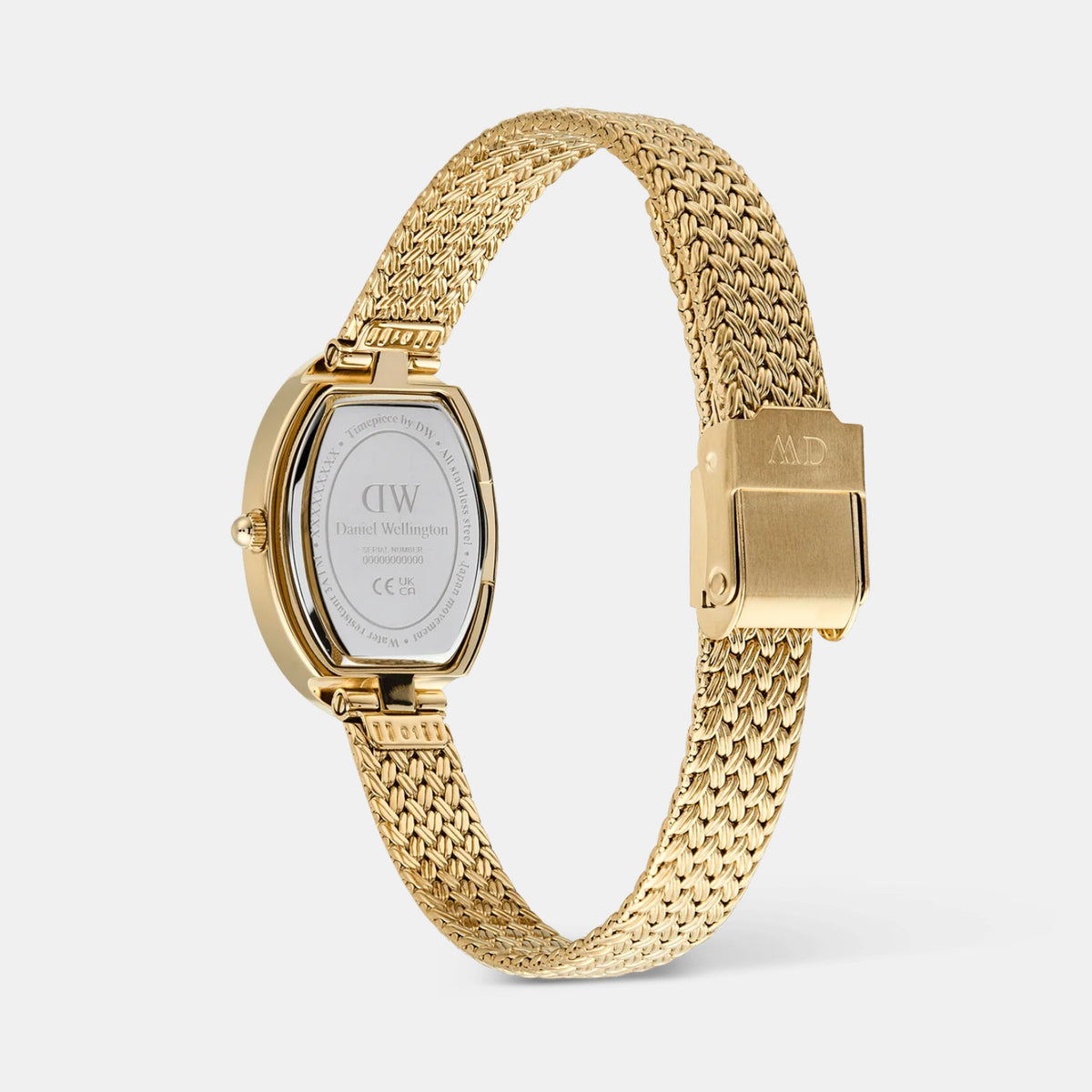 Juliette Women Quartz White Dial Analog Mesh Watch DW00100882