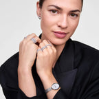 Juliette Women Quartz White Dial Analog Stainless Steel Watch DW00100884