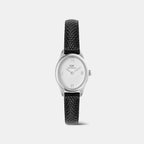 Ophelia Women Quartz White Dial Analog Leather Watch DW00100887K