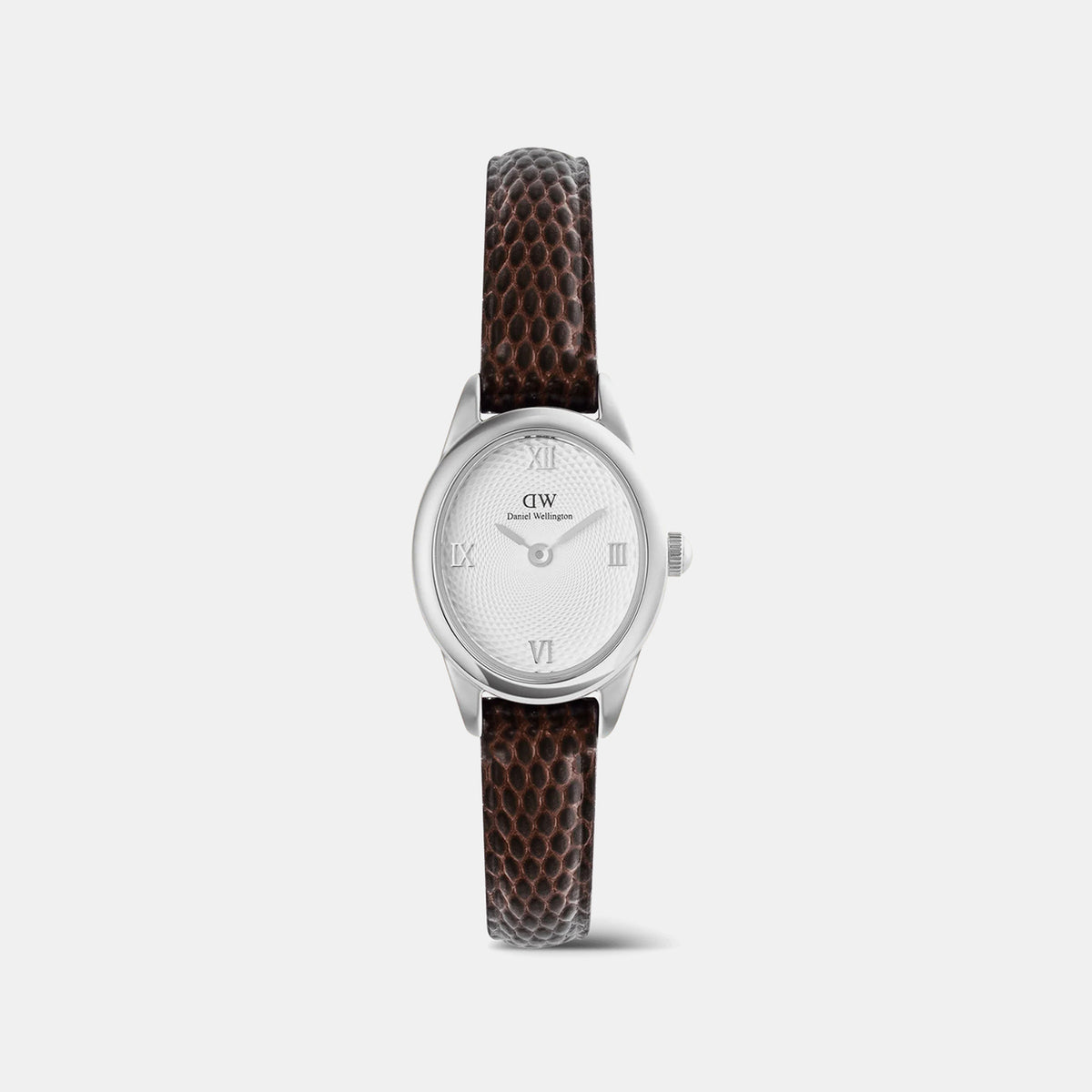 Ophelia Women Quartz Silver Dial Analog Leather Watch DW00100888K