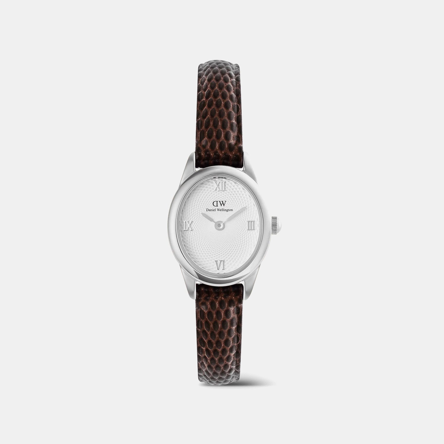 Ophelia Women Quartz Silver Dial Analog Leather Watch DW00100888K
