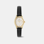 Ophelia Women Quartz White Dial Analog Leather Watch DW00100890K