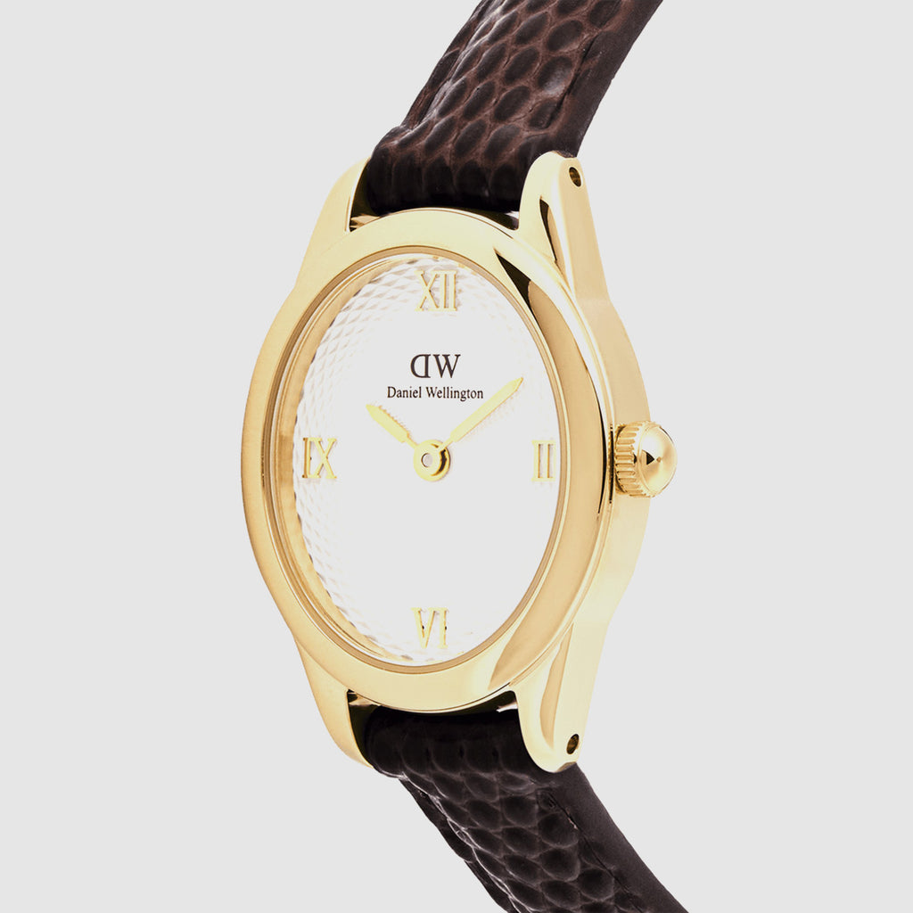 Ophelia Women Quartz White Dial Analog Leather Watch DW00100891K