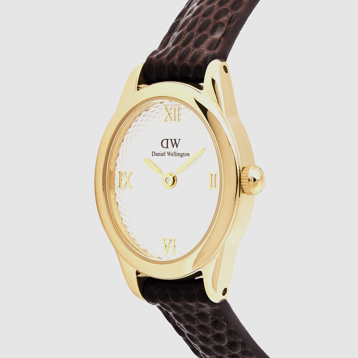 Ophelia Women Quartz White Dial Analog Leather Watch DW00100891K
