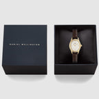 Ophelia Women Quartz White Dial Analog Leather Watch DW00100891K