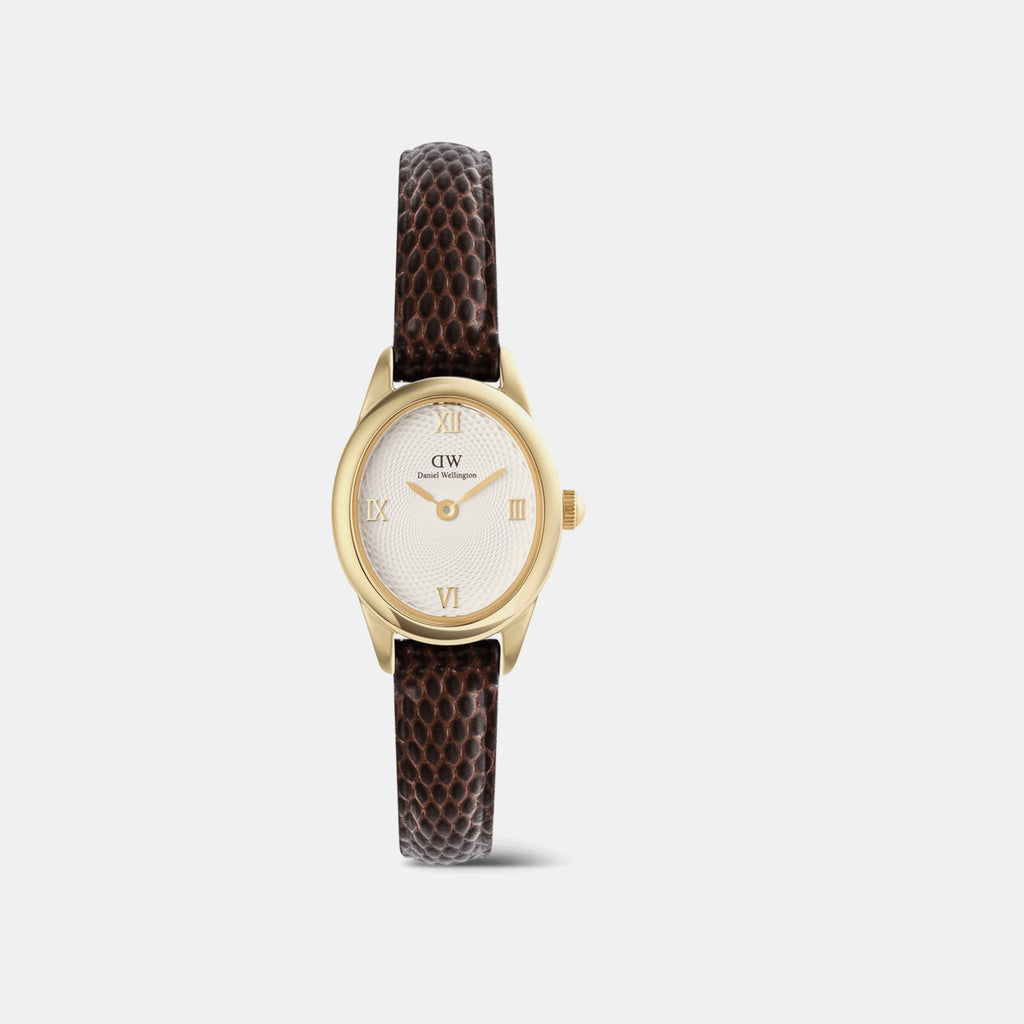 Ophelia Women Quartz White Dial Analog Leather Watch DW00100891K