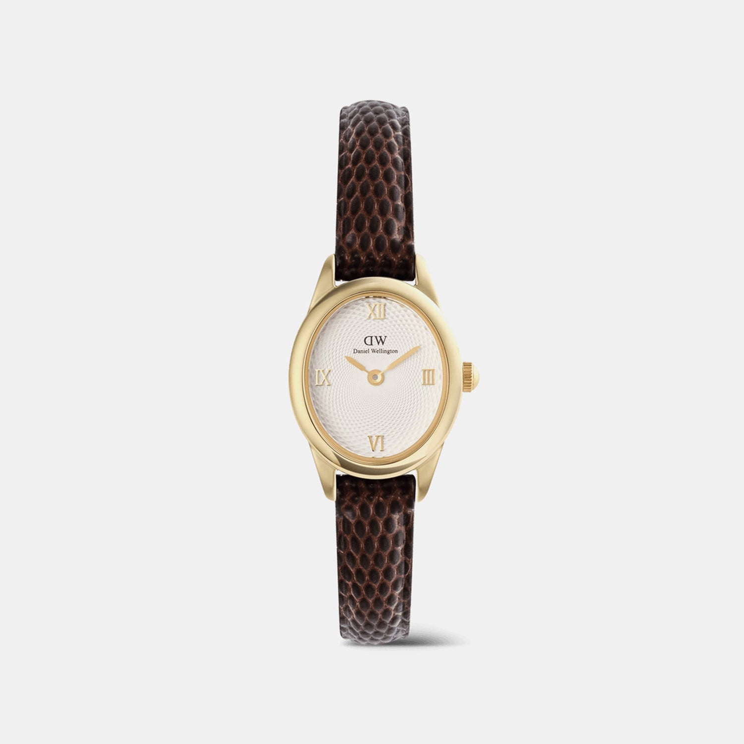 Ophelia Women Quartz White Dial Analog Leather Watch DW00100891K