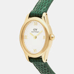 Ophelia Women Quartz White Dial Analog Leather Watch DW00100892K
