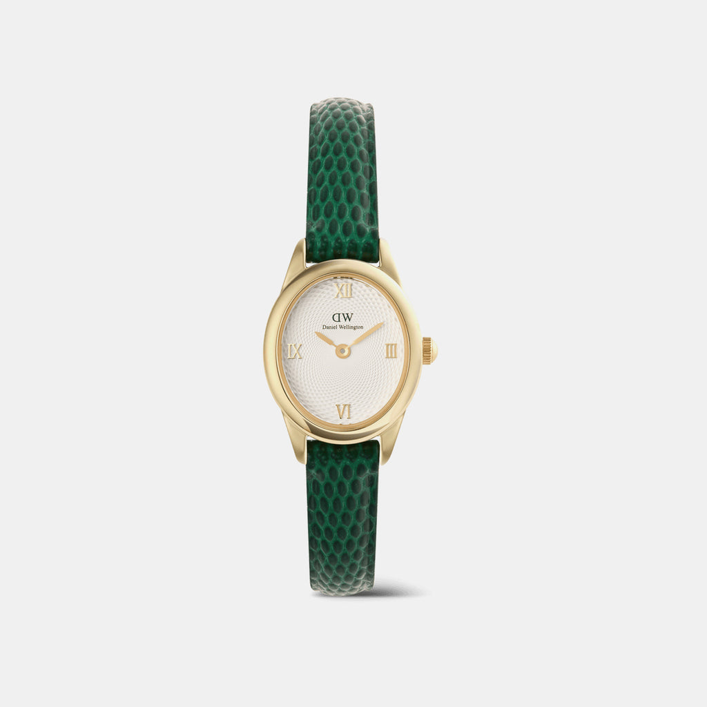 Ophelia Women Quartz White Dial Analog Leather Watch DW00100892K