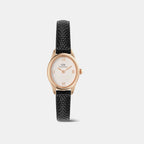 Ophelia Women Quartz White Dial Analog Leather Watch DW00100893K