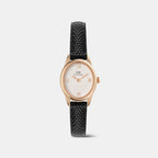 Ophelia Women Quartz White Dial Analog Leather Watch DW00100893K