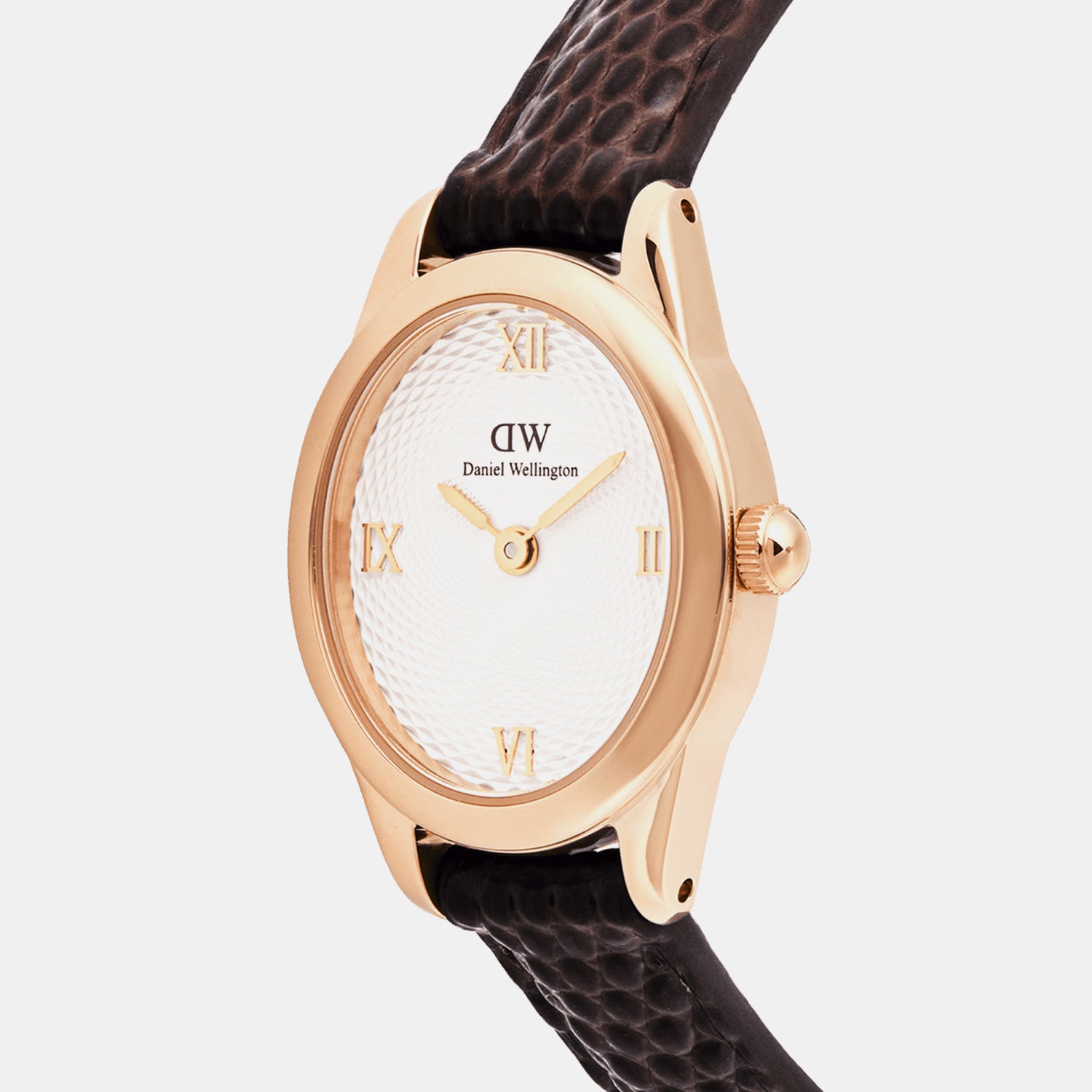 Women Quartz White Dial Analog Leather Watch DW00100894
