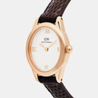 Ophelia Women Quartz White Dial Analog Leather Watch DW00100894K