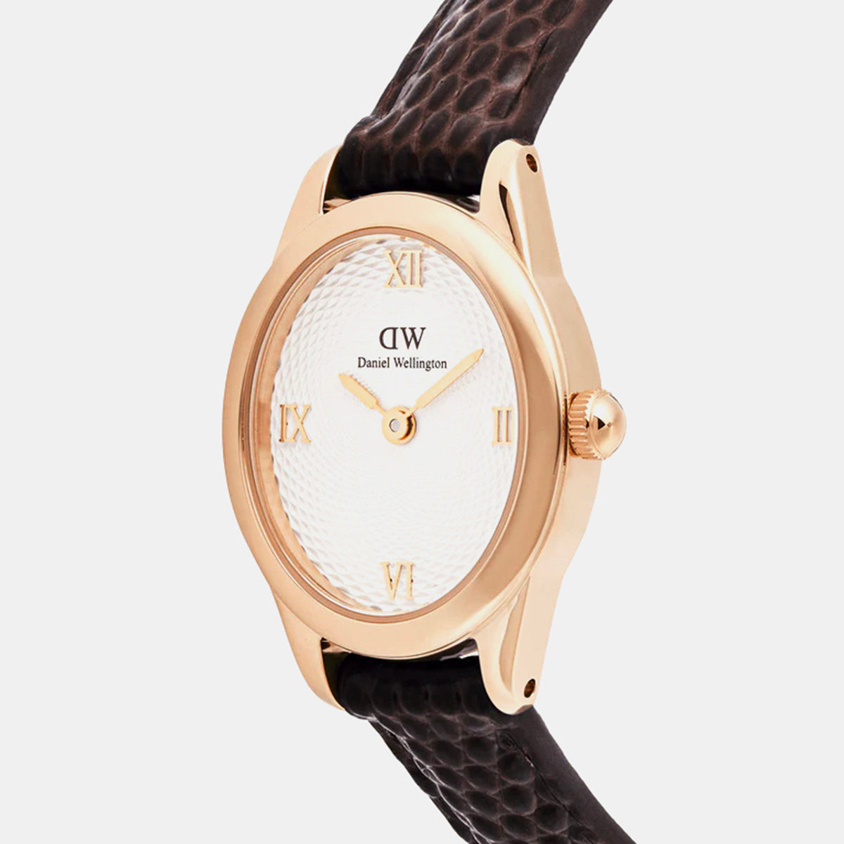Ophelia Women Quartz White Dial Analog Leather Watch DW00100894K