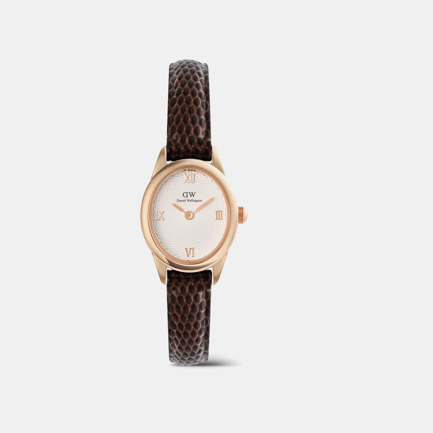 Ophelia Women Quartz White Dial Analog Leather Watch DW00100894K