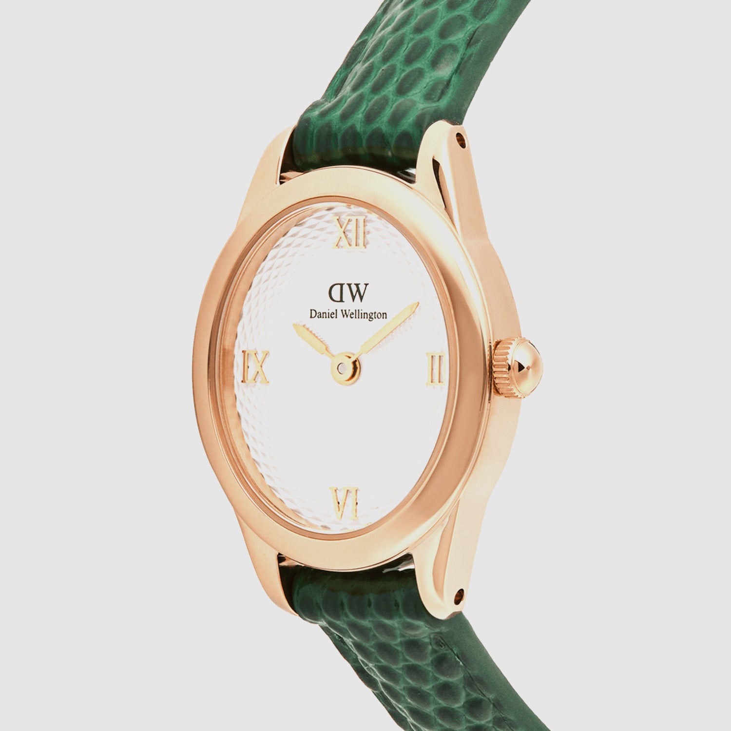 Ophelia Women Quartz White Dial Analog Leather Watch DW00100895K