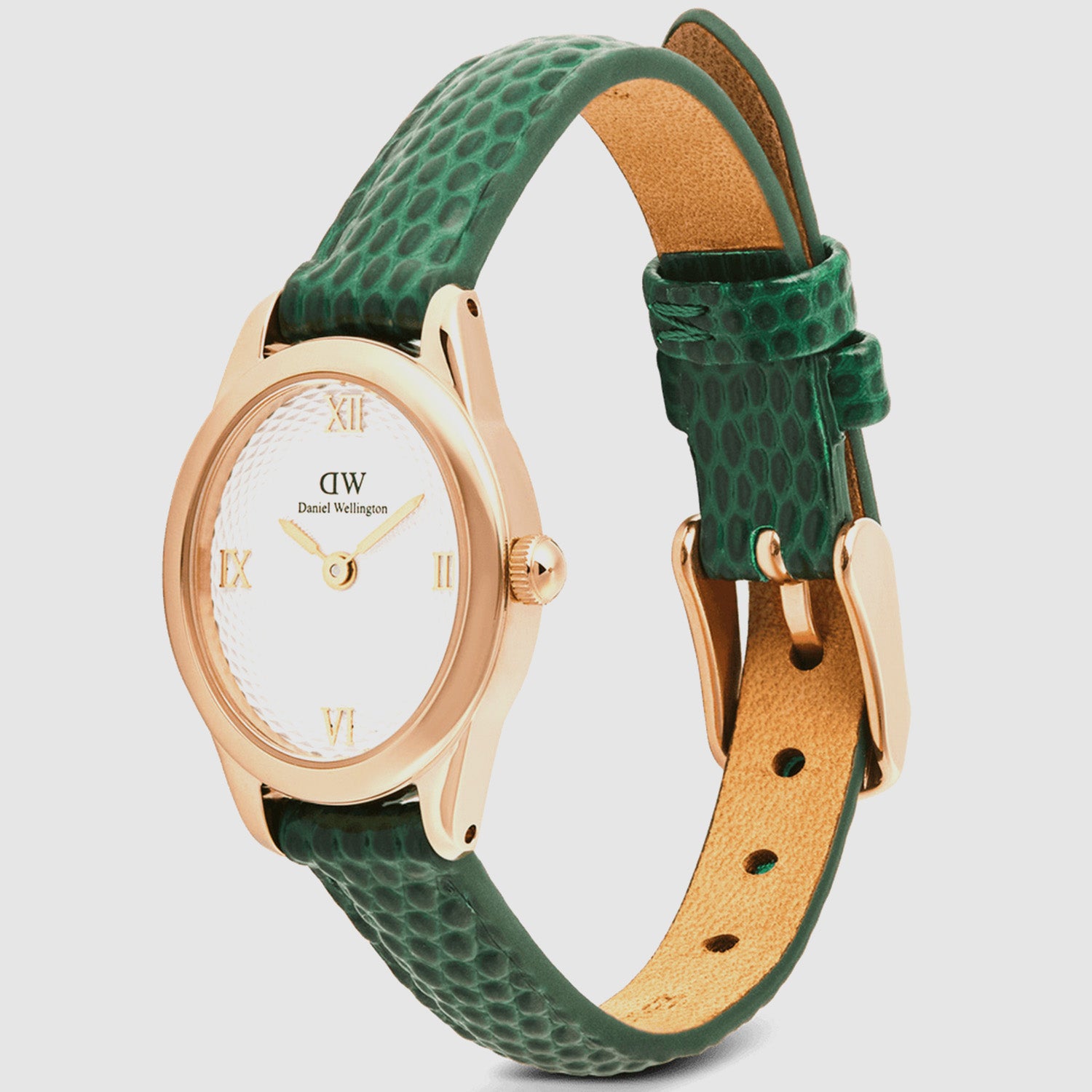 Ophelia Women Quartz White Dial Analog Leather Watch DW00100895K