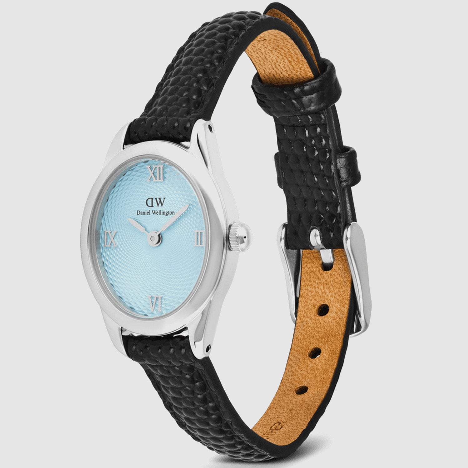 Ophelia Women Quartz Blue Dial Analog Leather Watch DW00100896