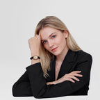 Women Quartz Gold Dial Analog Leather Watch DW00100897K