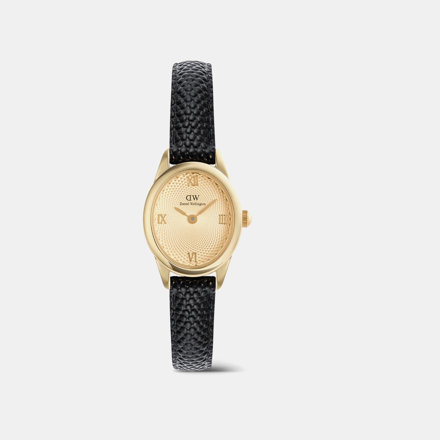 Women Quartz Gold Dial Analog Leather Watch DW00100897K