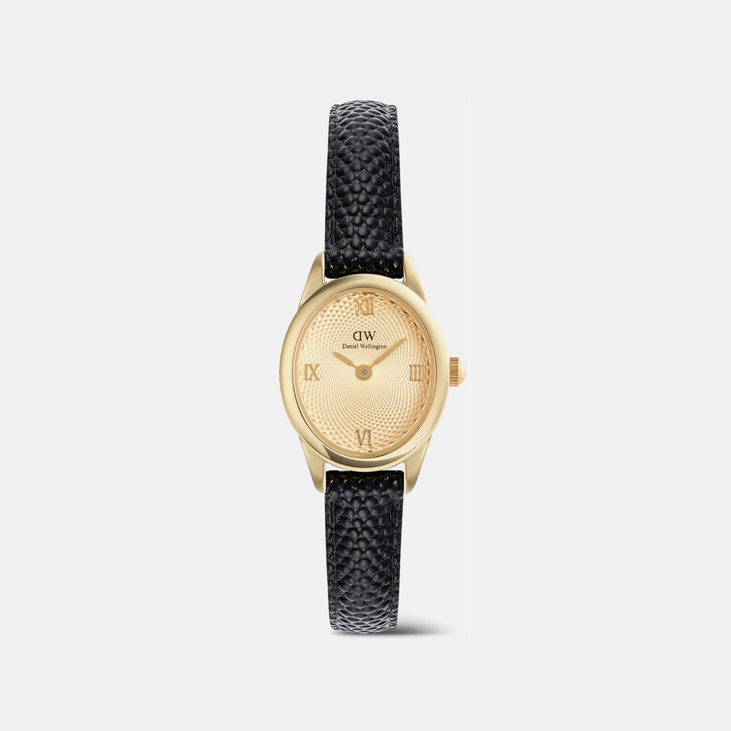 Ophelia Women Quartz Gold Dial Analog Leather Watch DW00100897K