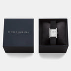 Bound Men Quartz White Dial Analog Leather Watch DW00100898K