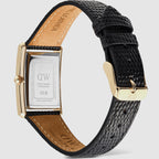 Men Quartz White Dial Analog Leather Watch DW00100899K