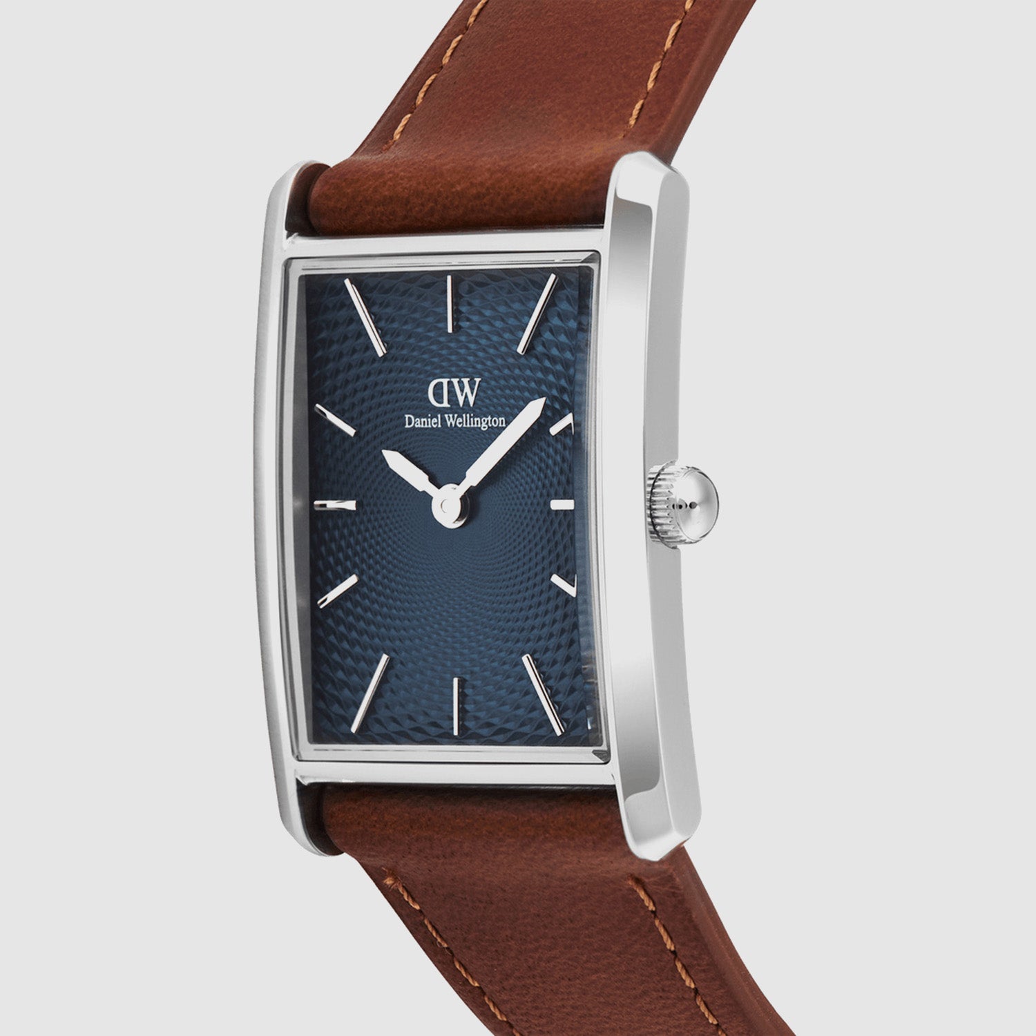 Bound Men Quartz Blue Dial Analog Leather Watch DW00100900K