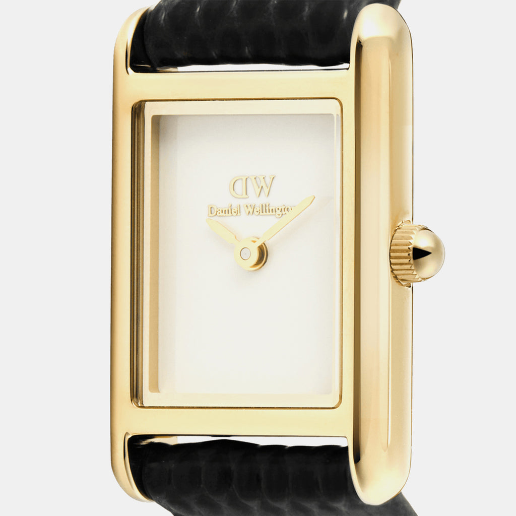 Bound Women Quartz White Dial Analog Leather Watch DW00100903K