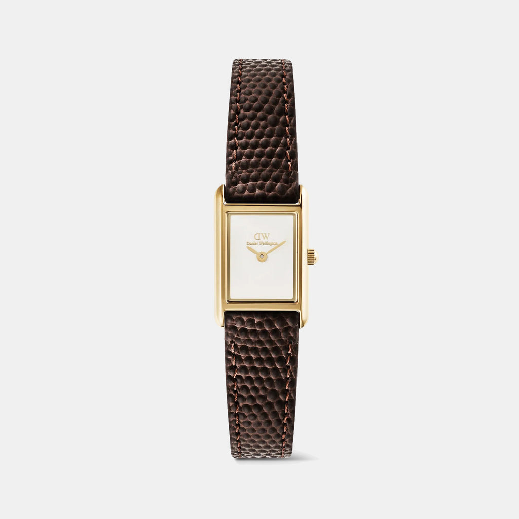 Women Quartz White Dial Analog Leather Watch DW00100904K