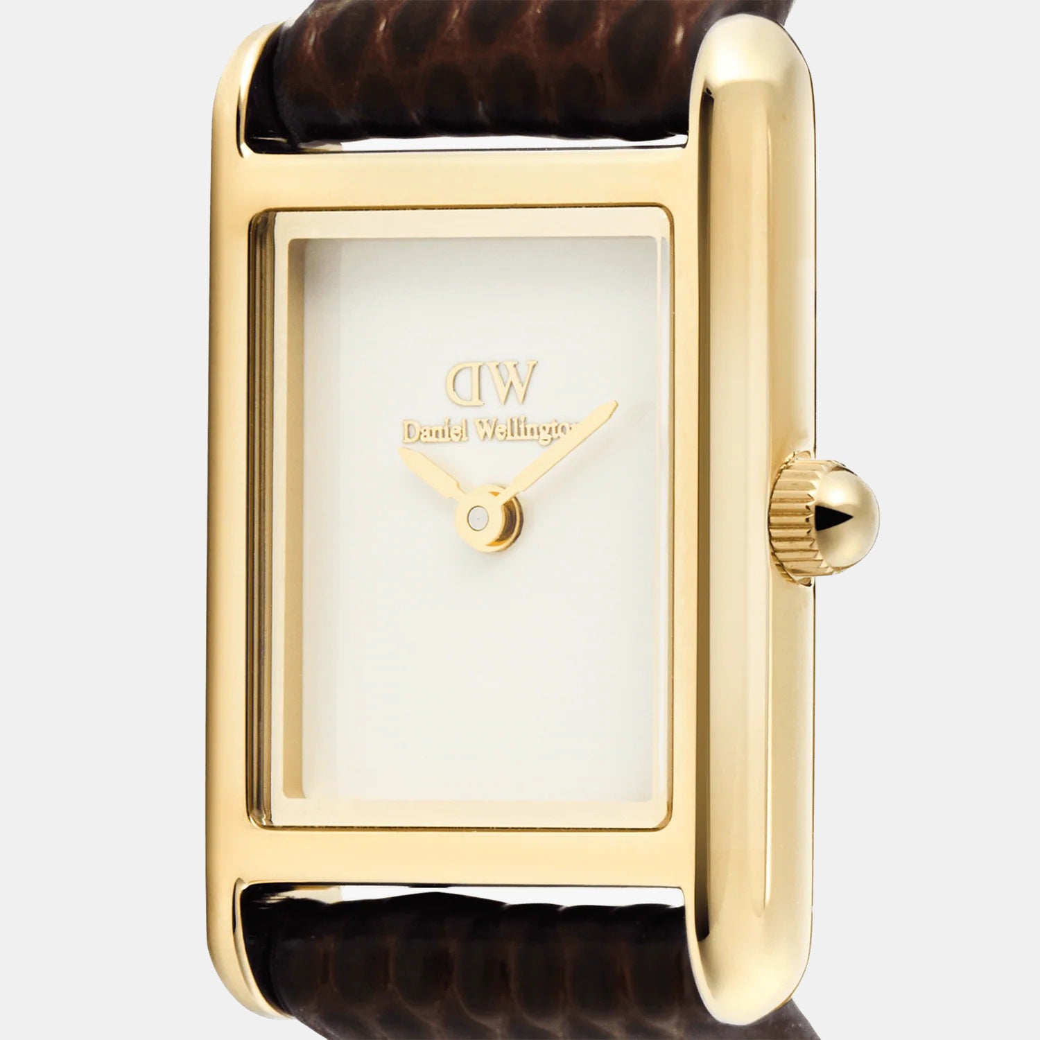 Women Quartz White Dial Analog Leather Watch DW00100904K