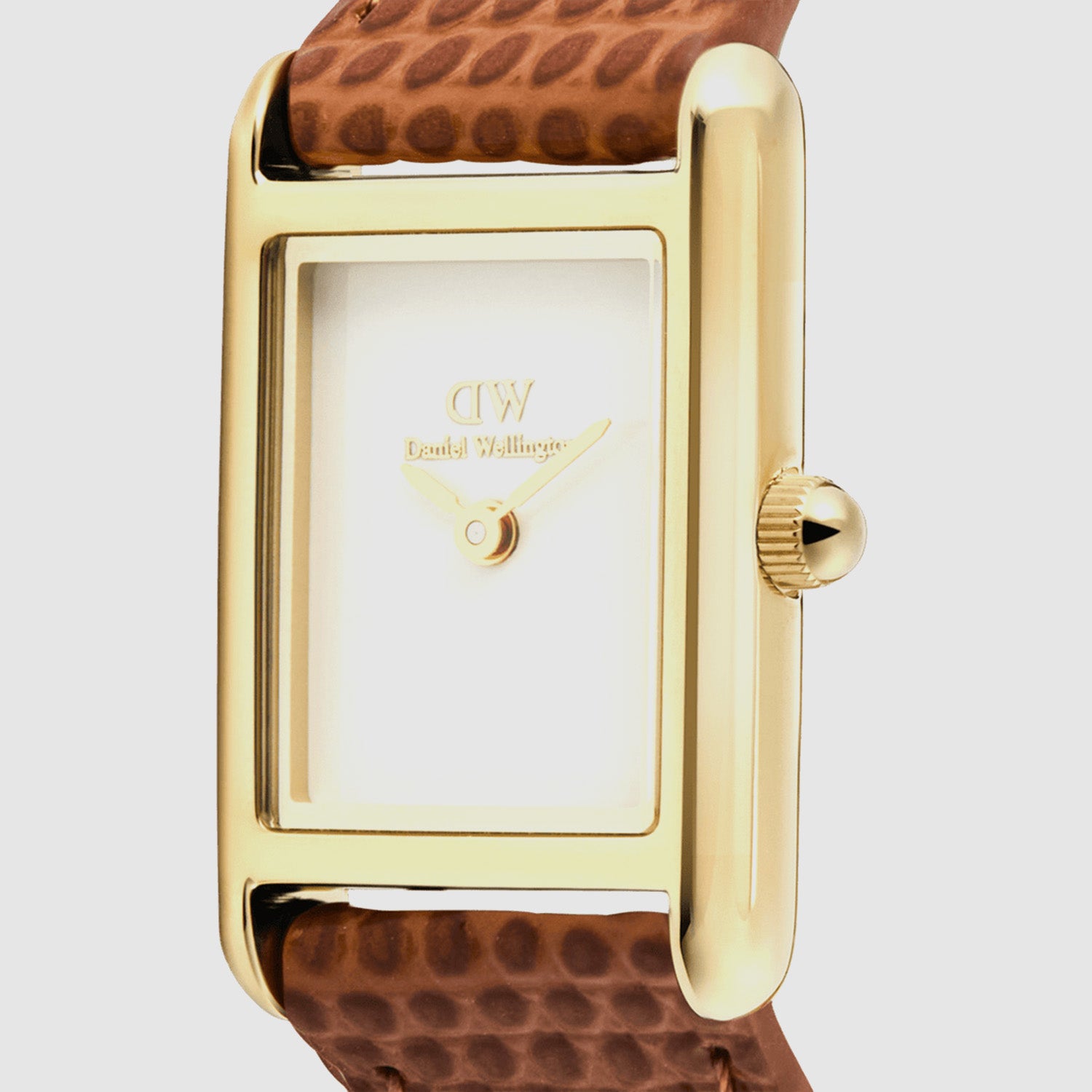 Bound Women Quartz White Dial Analog Leather Watch DW00100905K