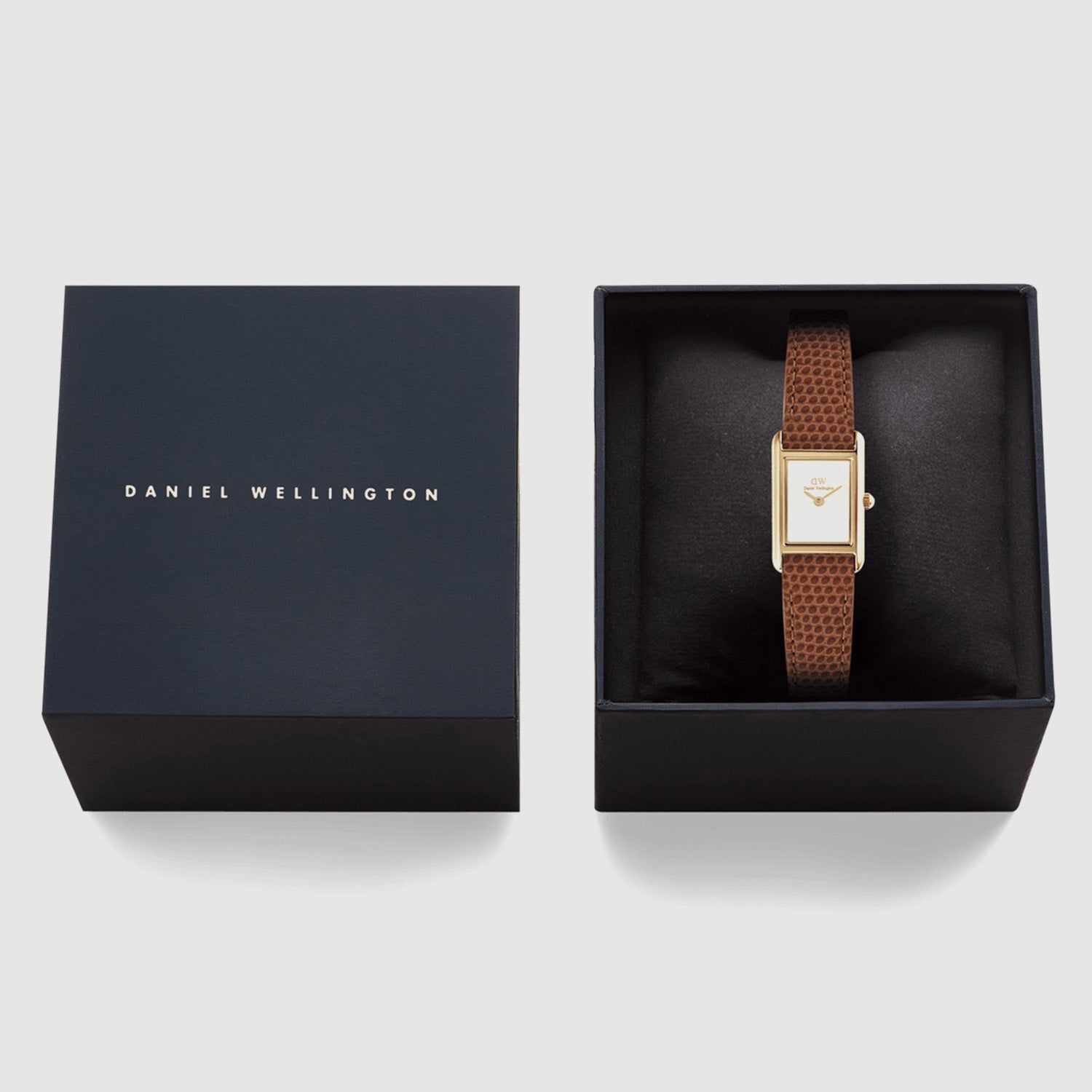 Bound Women Quartz White Dial Analog Leather Watch DW00100905K
