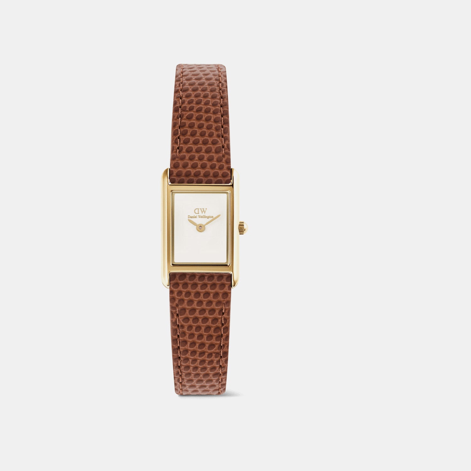 Bound Women Quartz White Dial Analog Leather Watch DW00100905K